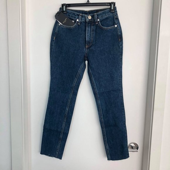Rag & Bone High Rise Ankle Skinny Jeans - Picture 9 of 14